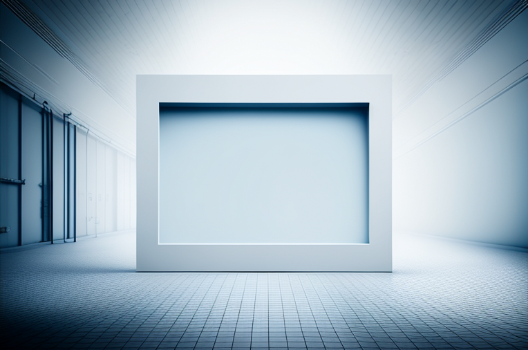 Professional blue-themed PowerPoint background