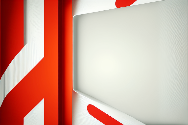 Dynamic red-themed PowerPoint background