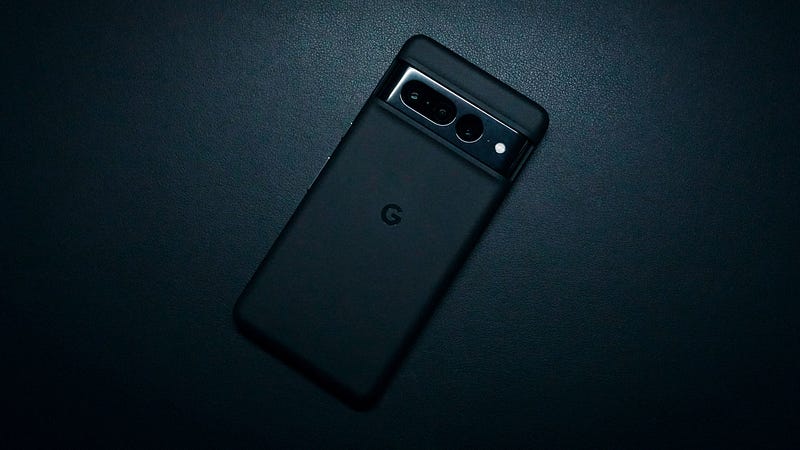 Google Pixel 8 Series phone displayed prominently