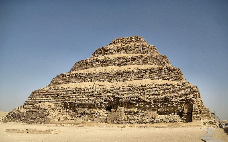 Ancient Egyptian pyramid of Djeser