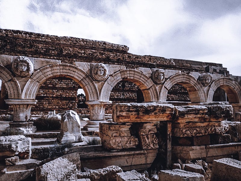 The impressive ruins of Leptis Magna