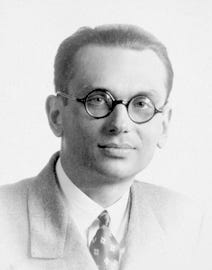 Illustration of Kurt Gödel