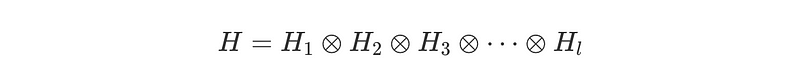 Tensor product representation of Hilbert spaces