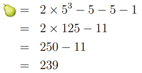 Substituting Values in the Equation