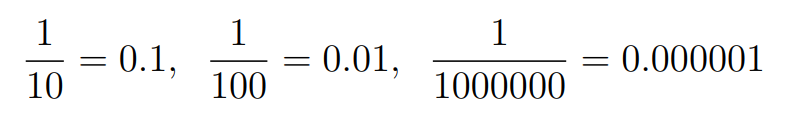 Approaching Zero through Division