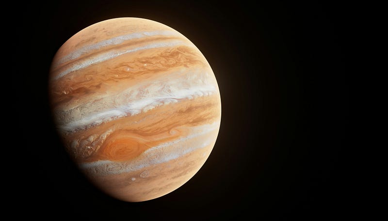 A stunning view of Jupiter's Great Red Spot