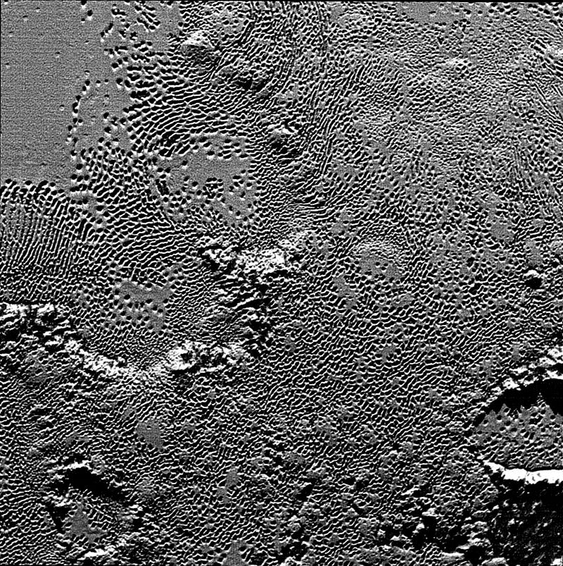 Pluto's surface