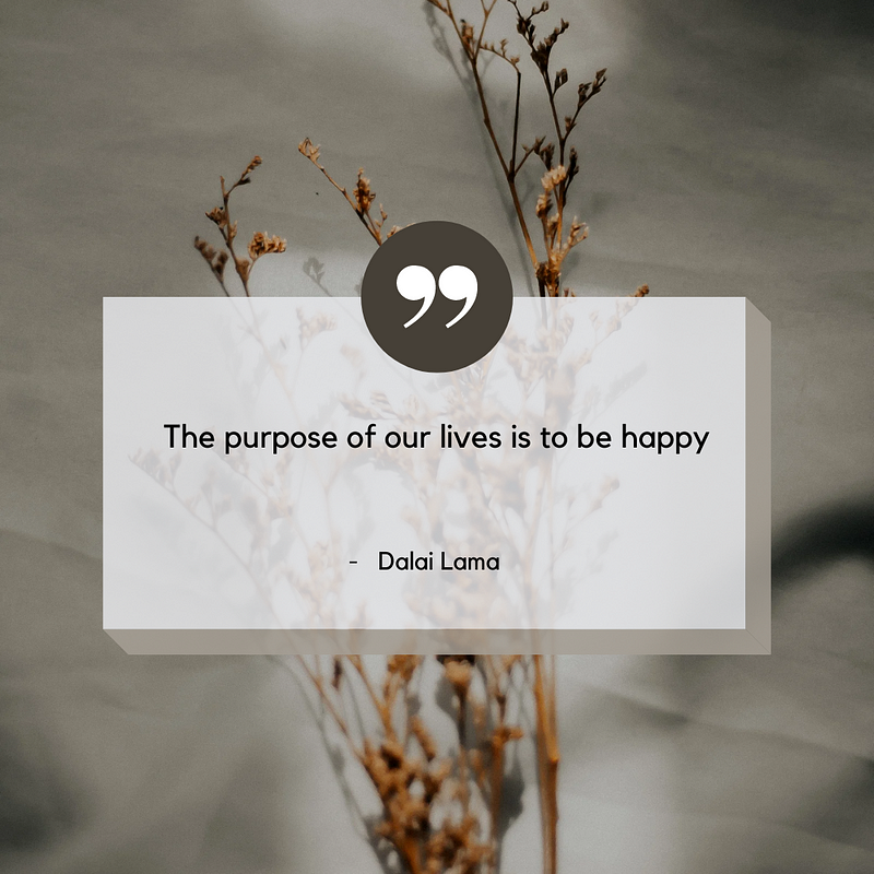 Reflecting on the Purpose of Happiness