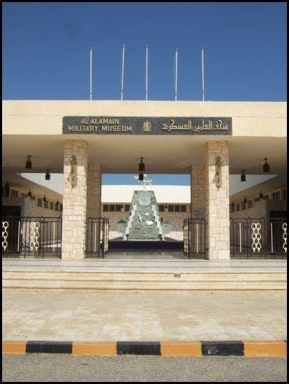 Scenic view of El Alamein's war memorials