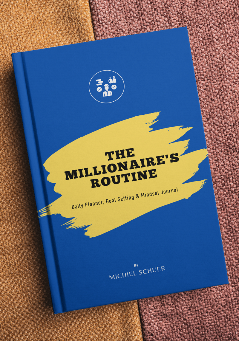 Workbook cover showcasing millionaire habits