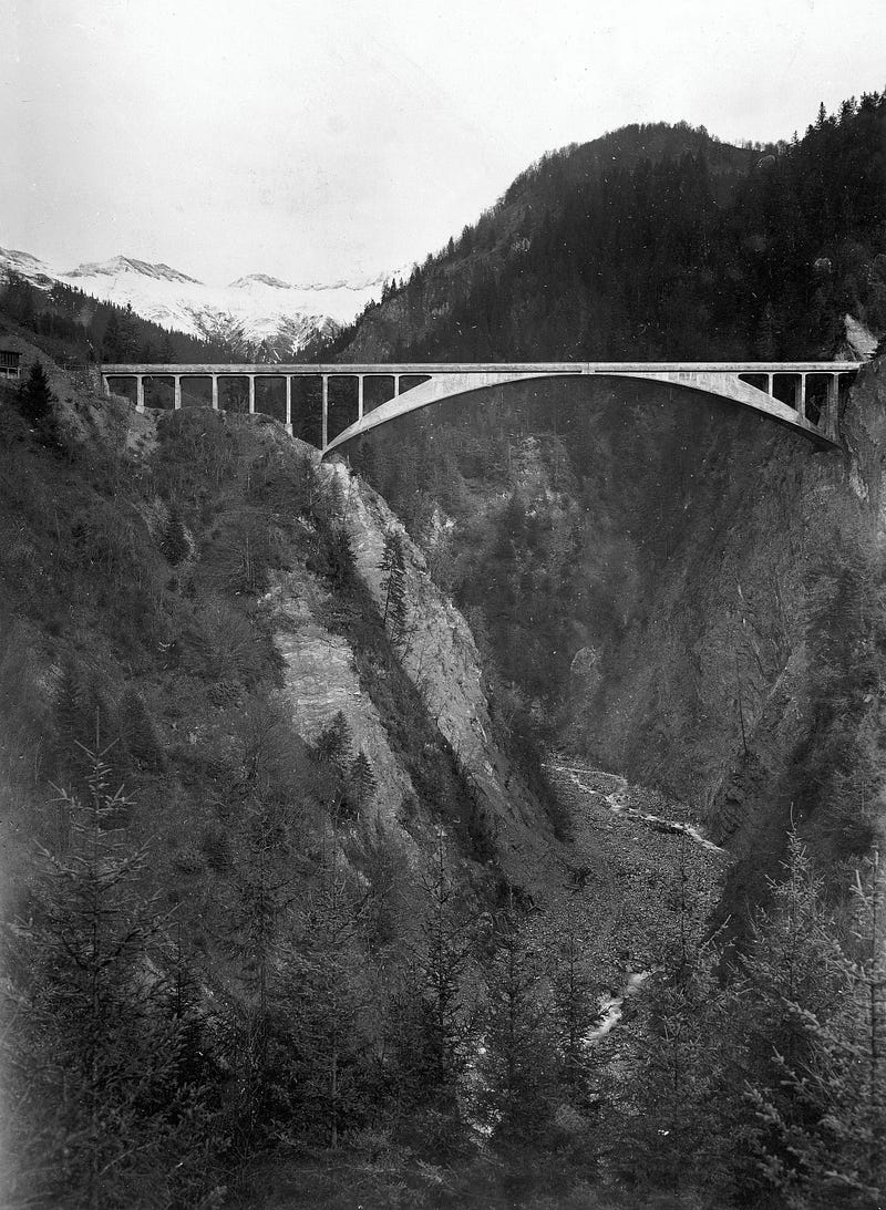 Another perspective of the Salginatobel Bridge