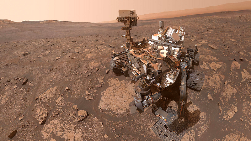 NASA Curiosity Rover Selfie