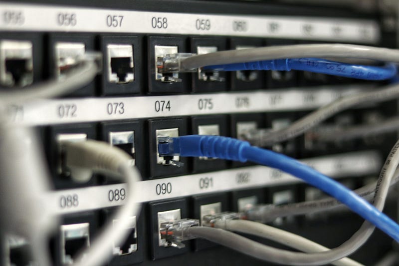 Network throughput illustration