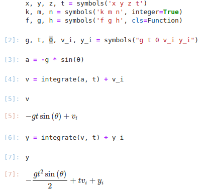 Sympy verification of equations