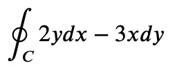 Integral calculation example