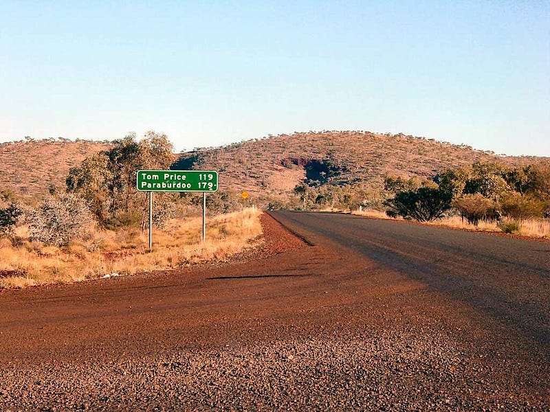 Gorges and rock formations in Karijini National Park