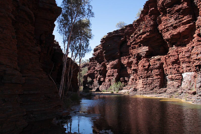 Night sky over Karijini National Park