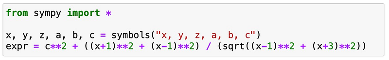 Symbol definitions in SymPy