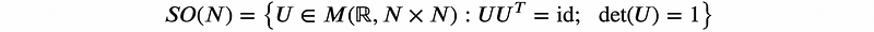 Mathematical representation of rotation matrices