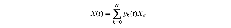 Superposition representation in Lie Algebra